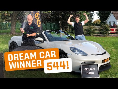 Winner! Week 37 2020 (7th - 13th September) - Peter Clough - Porsche 718 Boxster GTS 4.0 + £20k