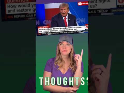 Was TRUMP STUMPED?  Or did he deliver on the 2A? #shortsvideo #shorts Thumbnail