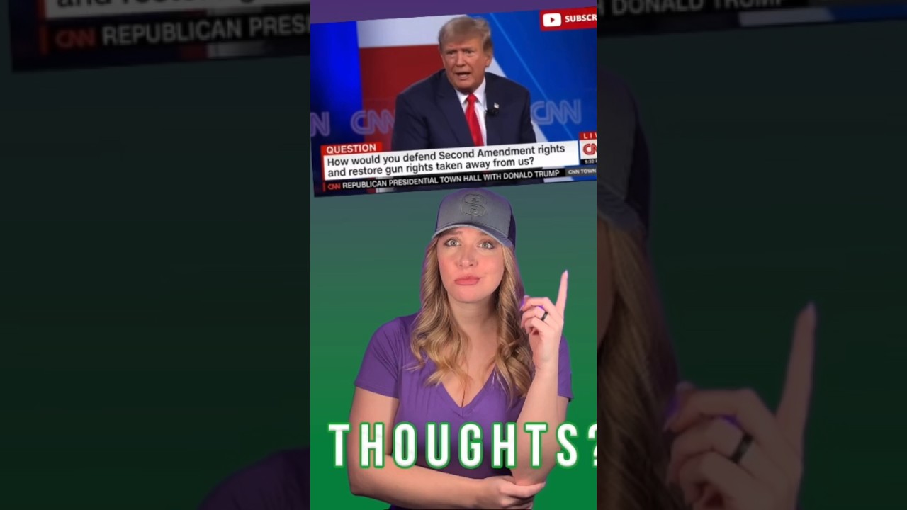 Was TRUMP STUMPED?  Or did he deliver on the 2A? #shortsvideo #shorts