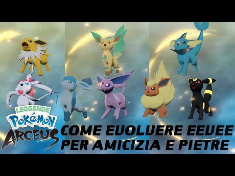 Come evolvere Eevee in Leggende Pokemon Arceus