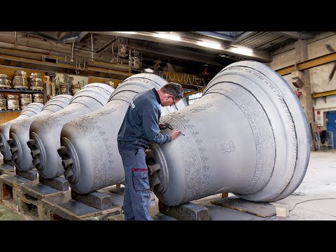 Amazing Way They Produce Gigantic Bells in Foundry