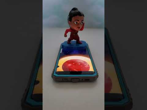 MAKKARI POWERING UP MARVEL ETERNALS LIGHT UP MCDONALDS HAPPY MEAL TOY WITH THE HAPPY MEAL APP!