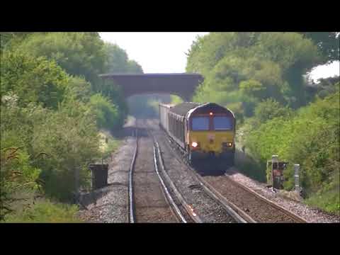 9/5/18 Mixed Freight Ditton Foundry Steel Train at Charing