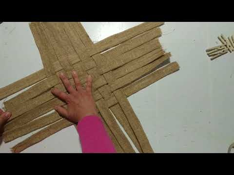 COMO hacer CESTAS de cuerda/yute fácil y rápido. CANASTO de YUTE