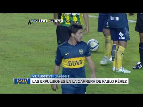Un abonado: todas las expulsiones de Pablo Pérez en su carrera