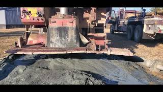 Grouting a Water Well. Cement around the Outside of Well Casing