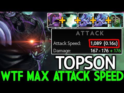 TOPSON [Alchemist] WTF Max Attack Speed Insane Build 7.21 Dota 2
