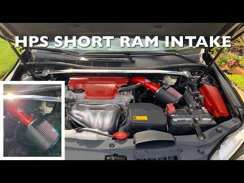 2015 Toyota Camry: HPS Short Ram Intake (Before and After Comparison)