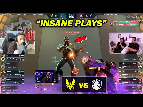 FNS s0m & Shanks React to UNBELIEVABLE Plays from TEAM LIQUID vs TEAM VITALITY - VCT EMEA