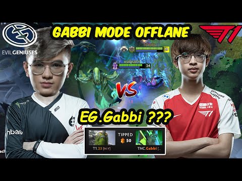 T1 23savage Tiny vs Gabbi Necrophos MODE MONSTER OFFLANE Dota 2 pro Gameplay