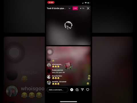 lil birdie nd lil tony jus crashed out on live LLT5 LLBirdiee boy