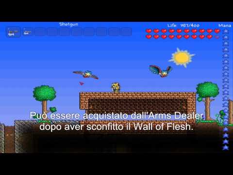 Terraria 1.1 - Shotgun & Clockwork Assault Rifle