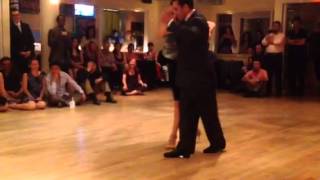 Virginia Pandolfi and Andres Bravo en "La Tangueria" NYC 3/3