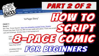 How to Script 8-Page Comic - Part 2 of 2