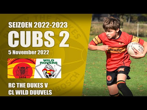 RC The Dukes Cubs 2 V CL Wild Duuvels - 5 Nov 2022 | Rugby U14