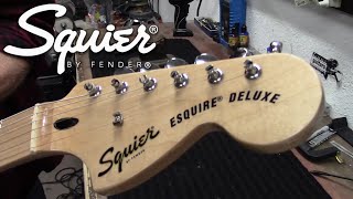 Squier Esquire Deluxe Up Close Look!