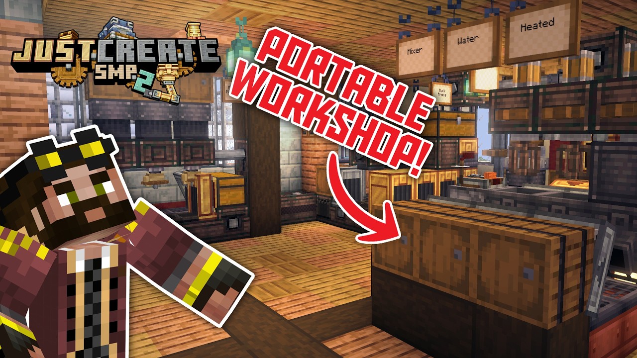 I built a portable WORKSHOP! Just Create 2: Ep 12