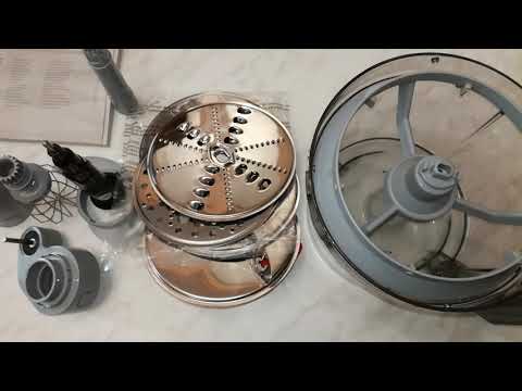 Virtuvinis kombainas Bosch MC812M865, MultiTalent 8, 1250 W, juodas video