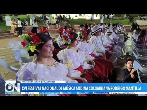 Pamplonita celebra el XVI Festival Nacional de Música Andina Colombiana Rodrigo Mantilla