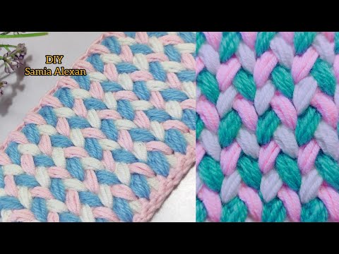 easy crochet baby blanket zigzag puff pattern