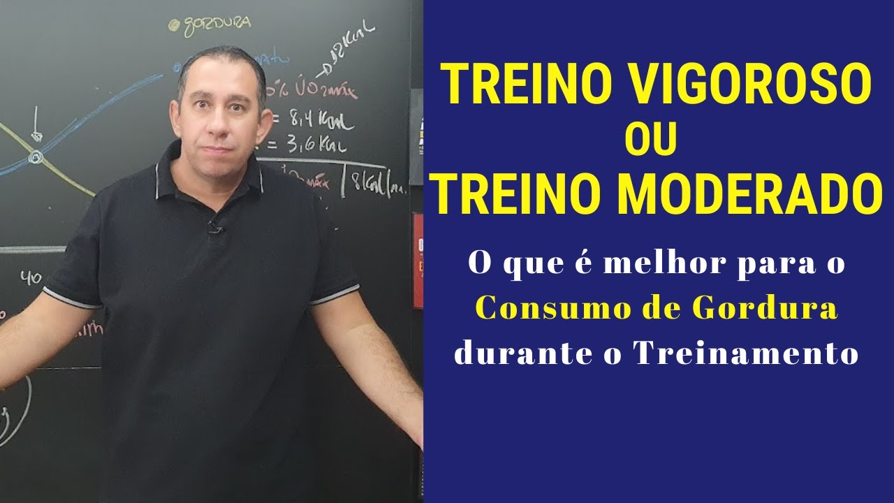 Treino Vigoroso ou Treino Moderado. O que é melhor para o Consumo de Gordura durante o Treinamento