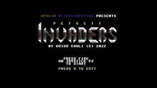 COMMODORE 64 =+ PETSCII INVADERS += NEW GAME 2022