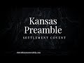 the state of Kansas Preamble 2022