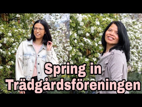 Spring in Gothenburg Sweden./We went for a walk in the city.