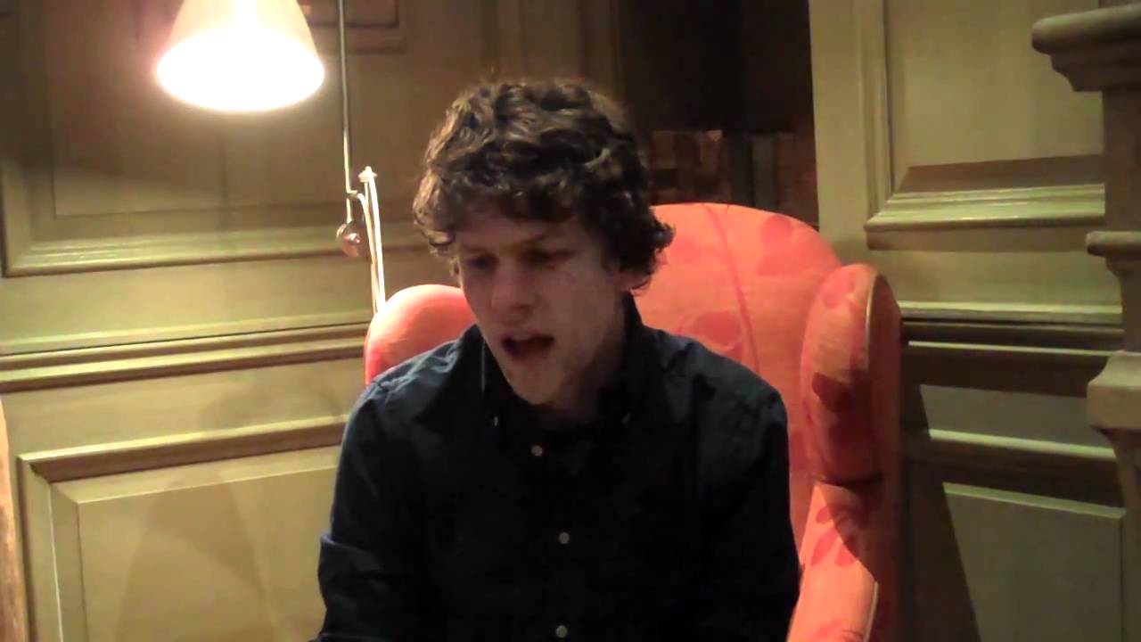 Jesse Eisenberg accepts Total Film's Hottest Film award for The Social Network - YouTube
