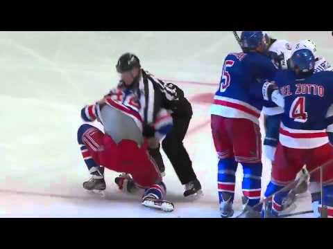 Artem Anisimov scores, celebration ignites scrap 12/8/11