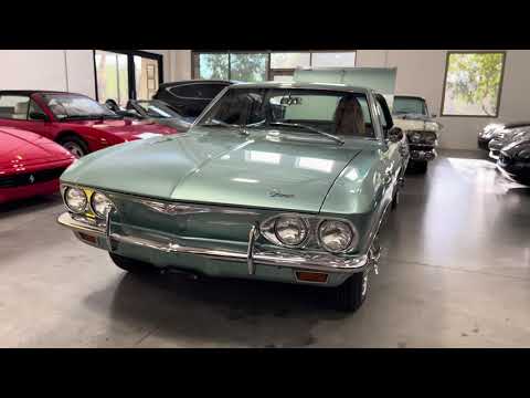 Thumbnail for Cold Start Artesian Turquoise 1965 Chevrolet Corvair Corsa 4spd Cascio Motors by Chevrolet Corvair