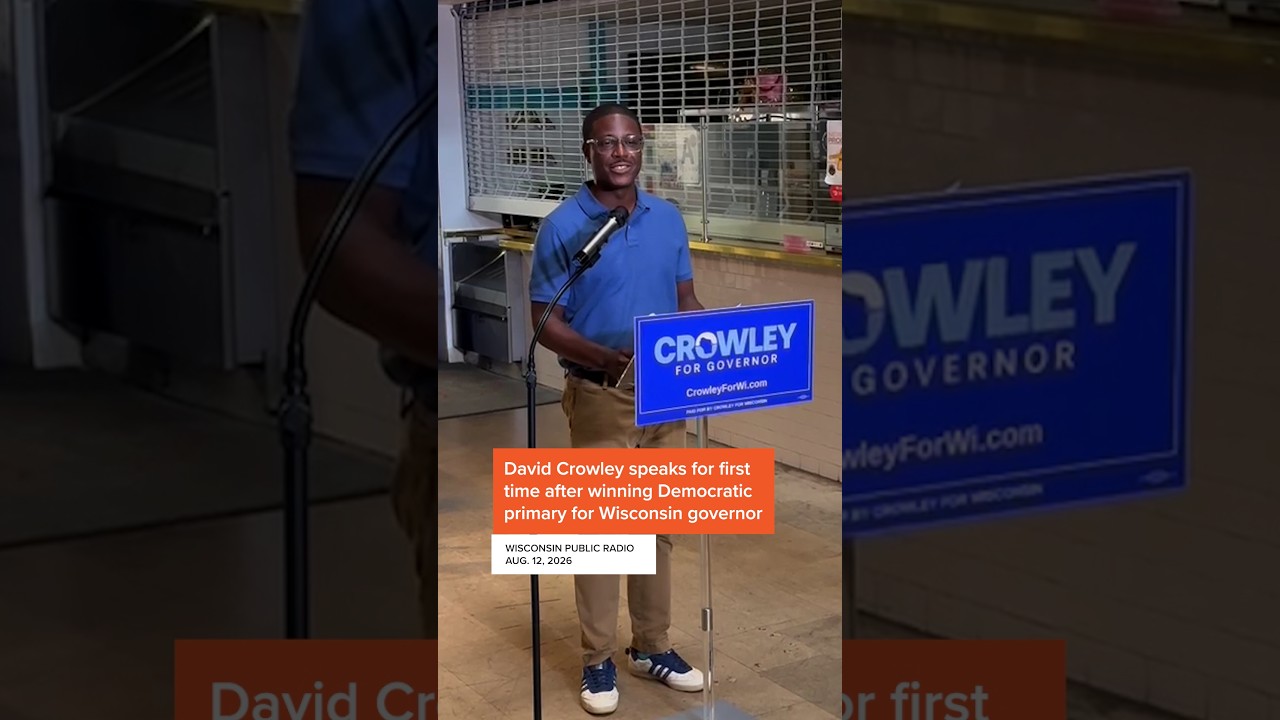 David Crowley accepts nomination for Democratic gubernatorial candidate