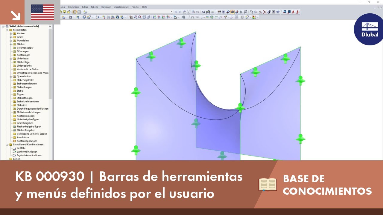 KB 000930 | Barras de herramientas y menús definidos por el usuario