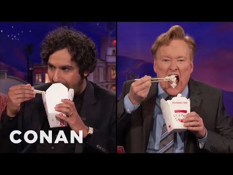コナンはクナル・ネイヤルの食品演技教室を失敗した - CONAN on TBS (Conan Fails Kunal Nayyar s Food Acting Class  - CONAN on TBS)