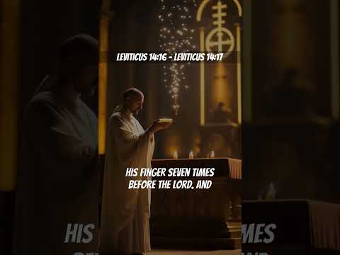 📖 Today's Verses: Leviticus 14:16 – Leviticus 14:17