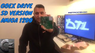 Amiga 600 - 1200 GOEX drive SD card version (FFloppy/Gotek drive) unboxing