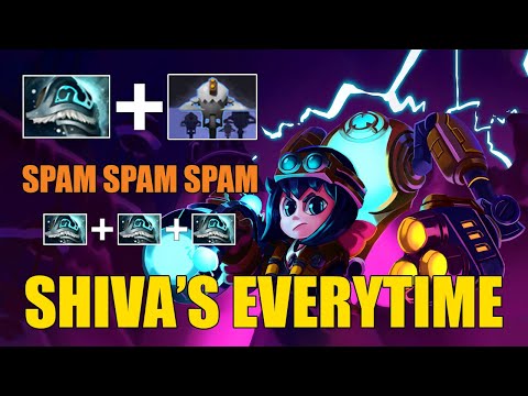 Tinker Spamming Shiva's + March | Dota 2 Gameplay