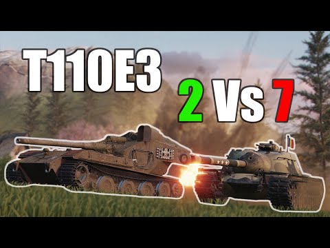 Wot Console - 2 Vs 7 - T110E3 - Hidden Village