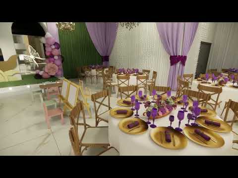 Diseño de evento de tematica enredados