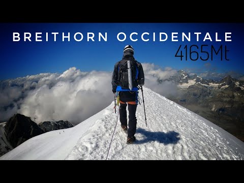 BREITHORN OCCIDENTALE 4165MT - MONTE ROSA - CERVINIA - AN EASY 4000 SUITABLE AS A FIRST