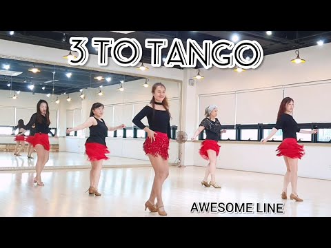 3 to Tango Line Dance Demo(Intermediate)
