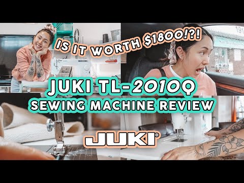 STUDIO VLOG #15 | MY JUKI 2010 TL SEWING MACHINE UNBOXING, REVIEW & TUTORIAL 🪡Why I Love It! 🧵