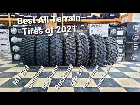 The BEST All Terrain Tires for SxS & ATVs 2021 Comparison Weight & Design