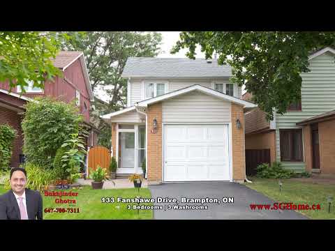 For Sale - 133 Fanshawe Drive, Brampton, ON
