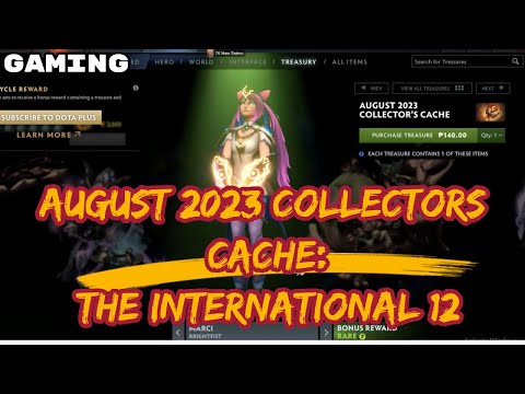 TI12 COLLECTORS CACHE : AUGUST 2023 | PREVIEW AND DEMO | UWU MARCI RARE SET [DOTA 2]