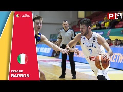 Cesare Barbon - Highlights - 2016 FIBA U18 European Championship Samsun Turkey