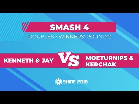 Kenneth/Jay vs MoeTurnips/Kerchak - Smash 4 Doubles: Winners' Round 2 - Shine 2018