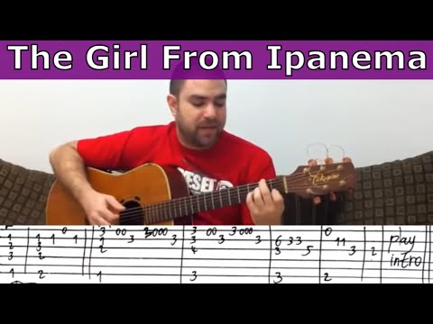 Fingerstyle Tutorial: The Girl From Ipanema - Guitar Lesson w/ TAB