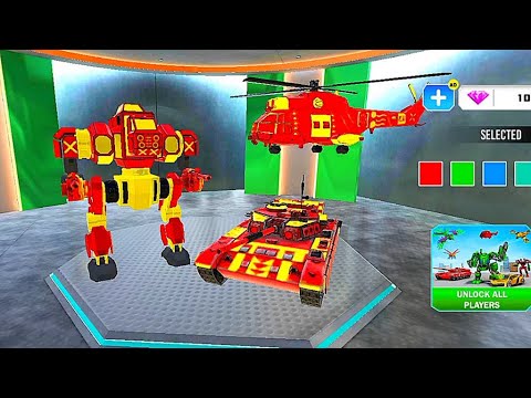 Multi Robot Transformation Game: Tank Robot Car Transform - Android Gameplay