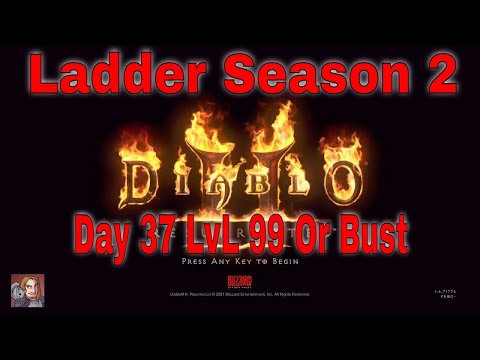 D2R 2.5 Ladder S2 Day 37 (I Hit 99!) VoD of Missing Hours